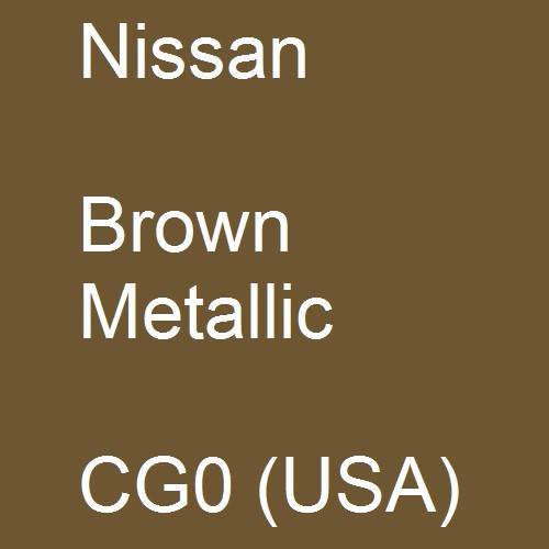 Nissan, Brown Metallic, CG0 (USA).